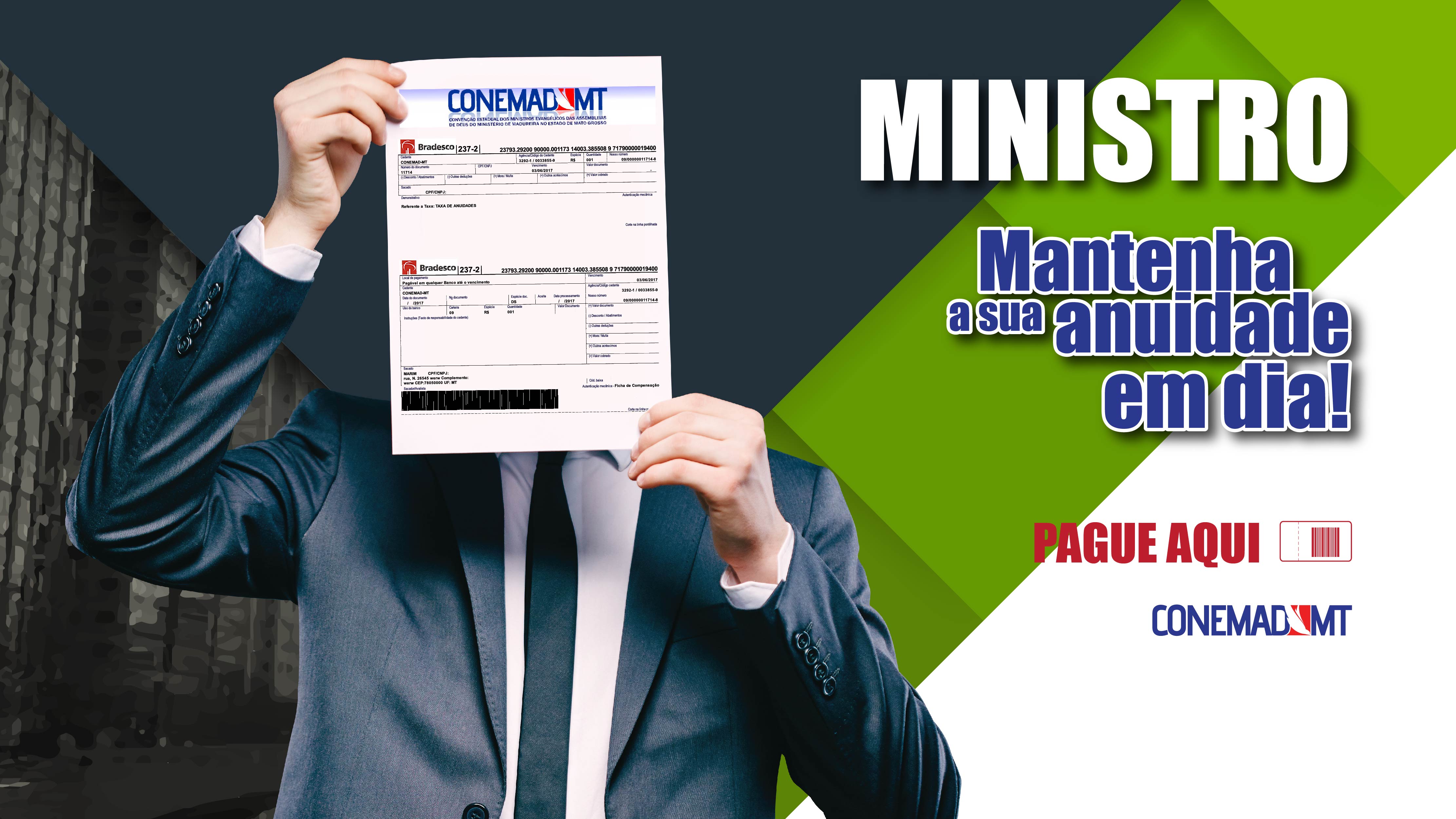 conemad ministro anuidade